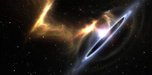 Stern wird zum Schwarzen Loch