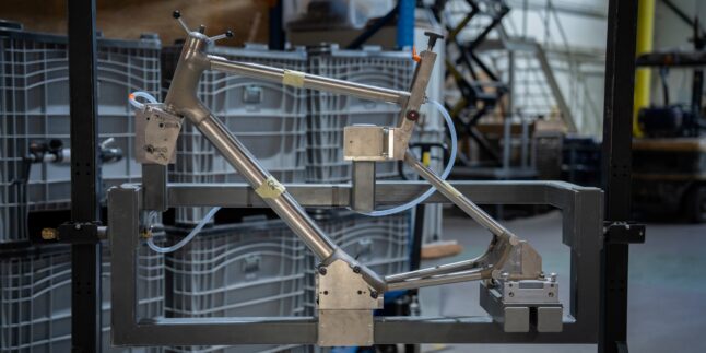 Fahrradrahmen aus Titan