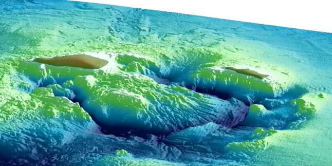 Kikai-Caldera in Japan