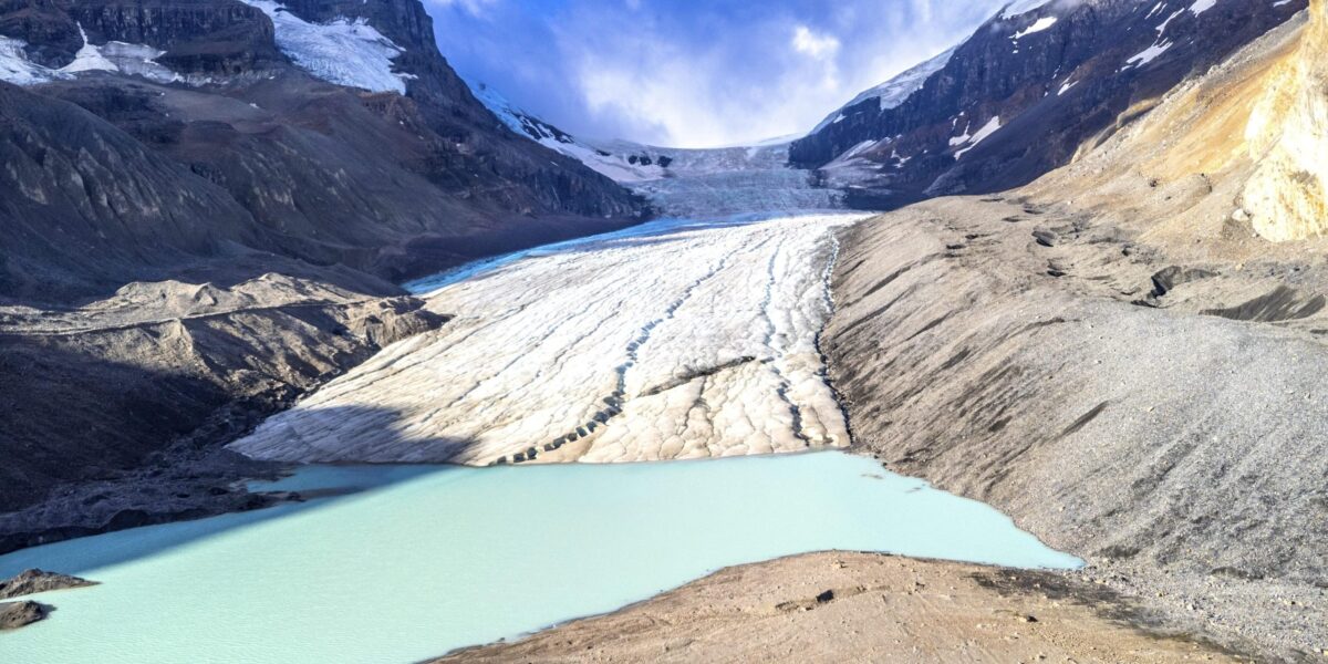 Athabasca Gletscher in Kanada