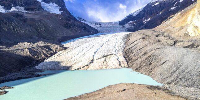 Athabasca Gletscher in Kanada