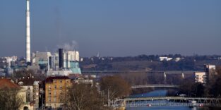 EnBW-Kraftwerk, das fit gemacht wurde für Wasserstoff, und die Müllverbrennungsanlage in Stuttgart-Münster.