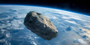Asteroid auf dem Weg zur Erde
