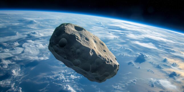 Asteroid auf dem Weg zur Erde