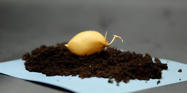 Kichererbse auf Mondstaub