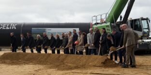 Spatenstich Baubeginn Rheinwassertransportleitung