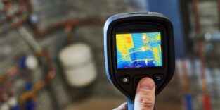 Wärmebildkamera im industriellen Einsatz