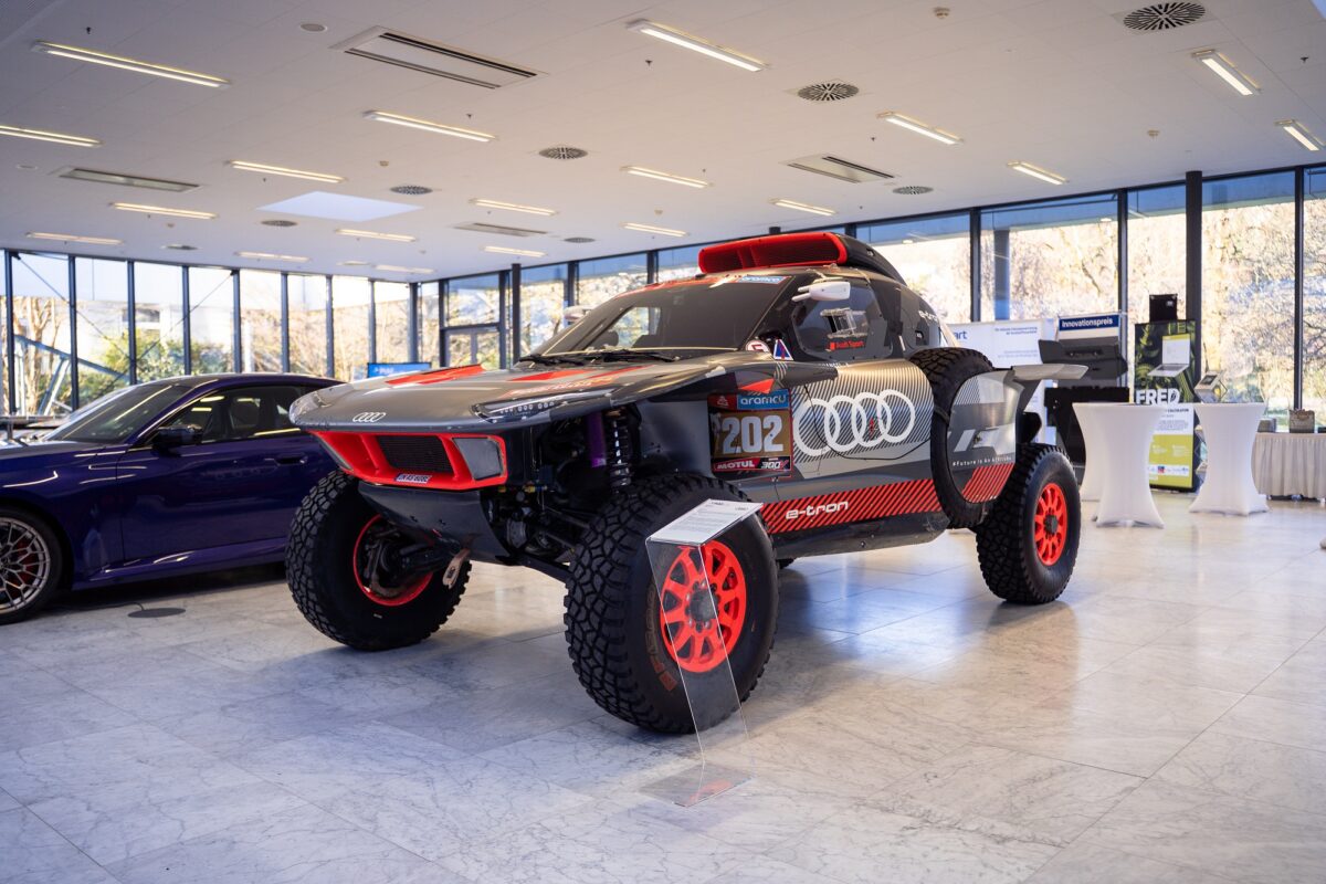 Audi RS Q e-tron, ausgestellt auf PIAE 2026 in Baden-Baden