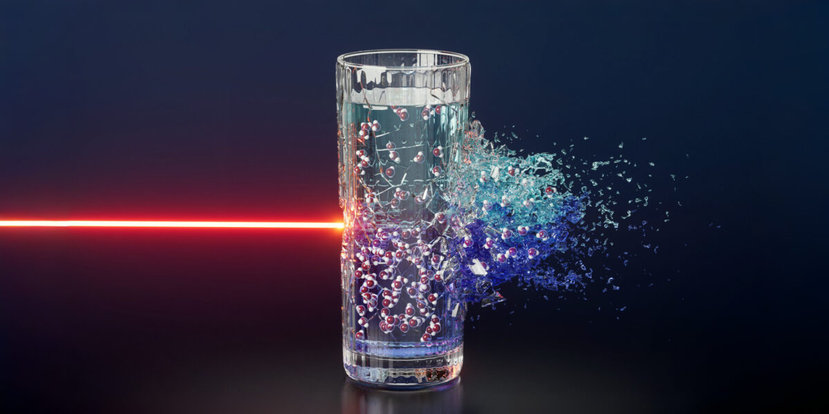 Röntgenlaser trifft Wasserglas