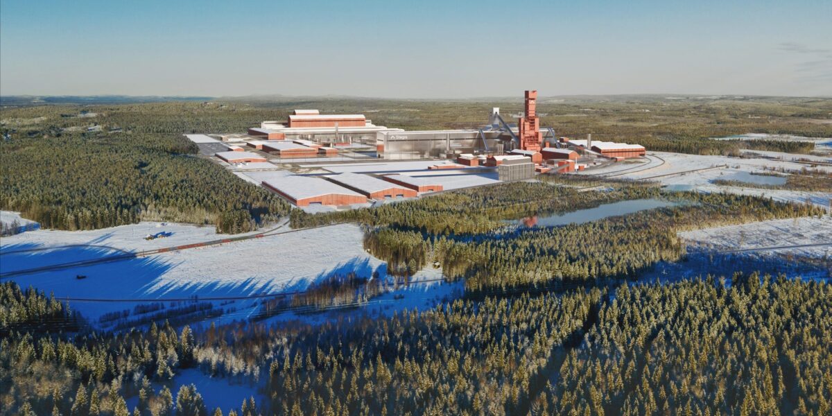 Computerbild Fabrik Stegra in Nordschweden