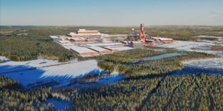 Computerbild Fabrik Stegra in Nordschweden