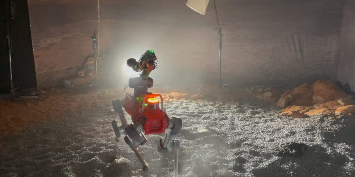 Laufroboter im Marslabor