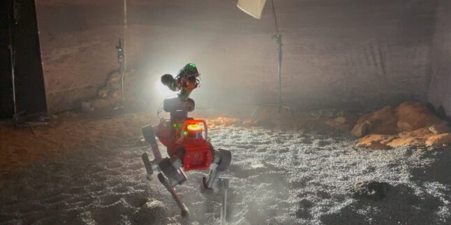 Laufroboter im Marslabor