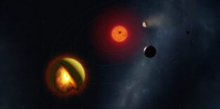 Künstlerische Darstellung des Exoplaneten L 98-59 d