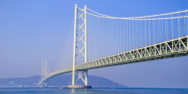 Akashi-Kaikyō-Brücke in Japan