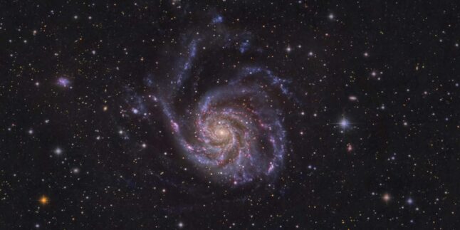 Die Pinwheel-Galaxie, Messier 101, im Sternbild Großer Bär.