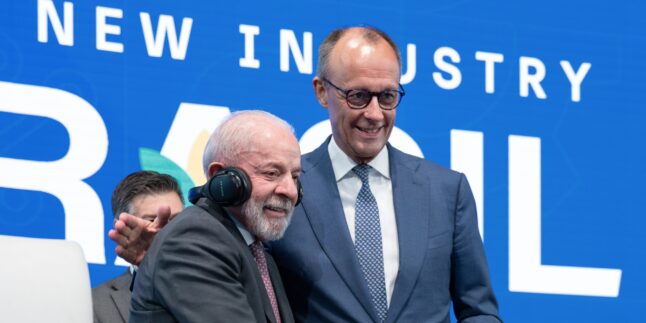 Lula und Merz Hannover Messe