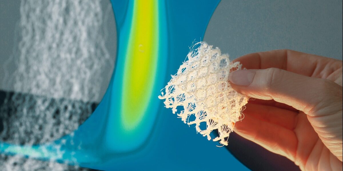 Das Verhalten technischer Textilien lässt sich mit Simulationstools vorhersagen.