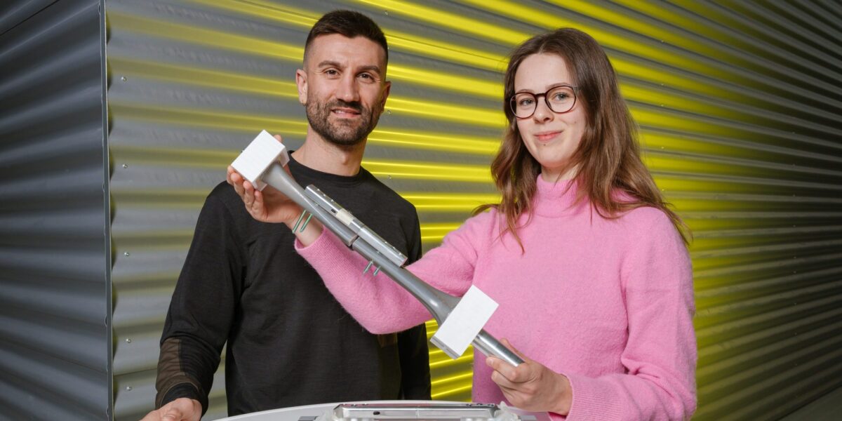 Prof. Paul Motzki und Floria Wein