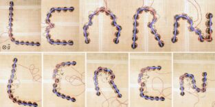 Metamaterial formt die Wörter LEARN und LEREN