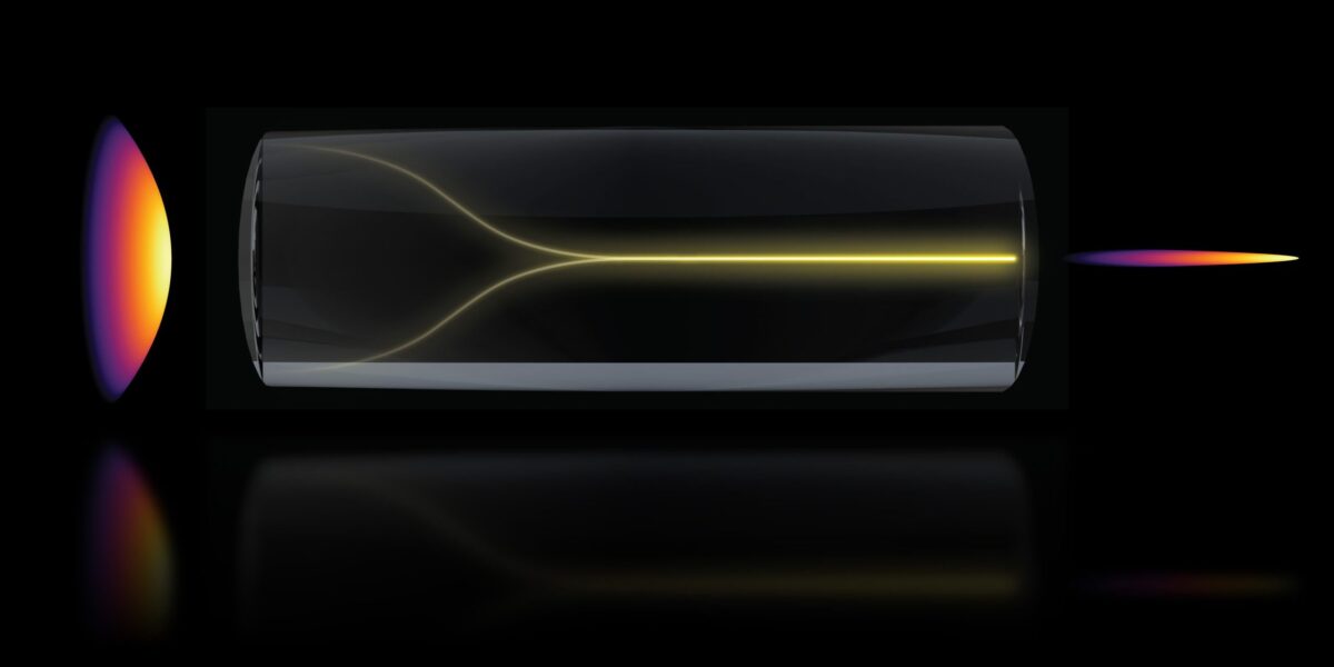 Diese schematische Darstellung zeigt den Entstehungsmechanismus des Stiftstrahls