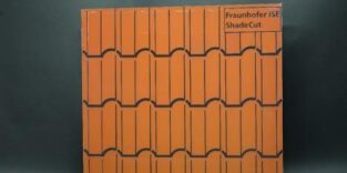 ShadeCut-Modul im Ziegel-Look