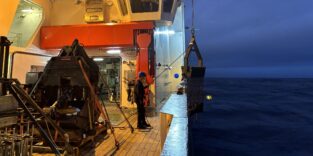 Kettenbagger im Einsatz