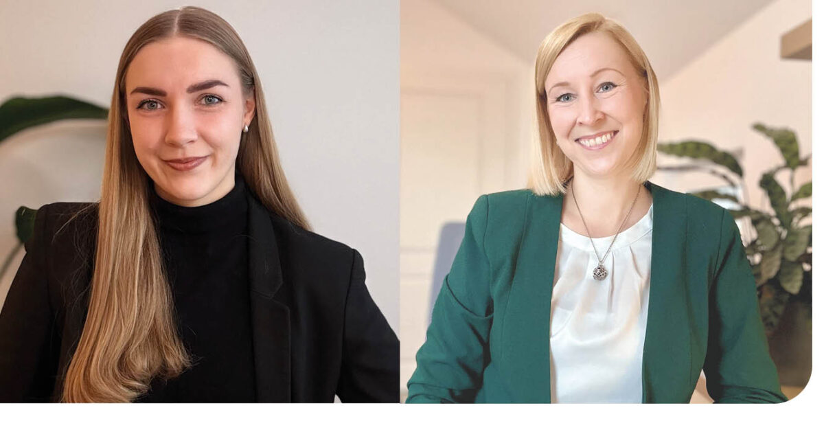 Marlene (links) und Isabel (rechts), Business Partner bei Diehl, verraten, wie Bewerber im Interview punkten können. Foto: Diehl Stiftung GmbH & Co. KG