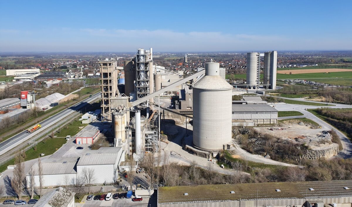 Zementwerk der Spenner GmbH in der Stadt Erwitte