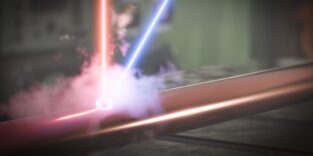 Laser schießt Elektronen aus Atomen