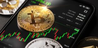 Bitcoin und Börse - Symbolbild