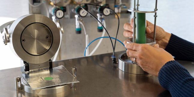 Messsystem für den Helium-Schnelltest