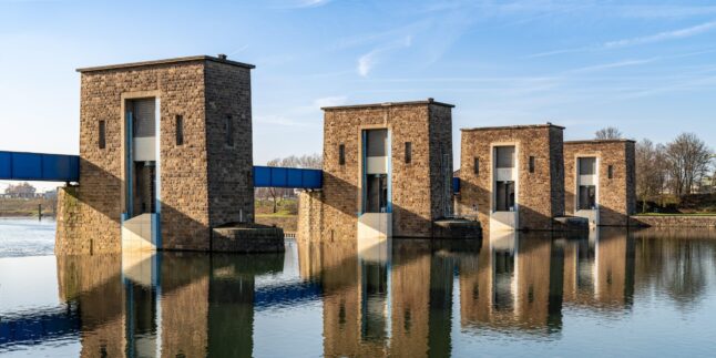 Stauwehr Duisburg an der Ruhr