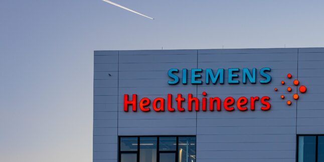 Aussenansicht eines Gebaeudes von Siemens Healthineers