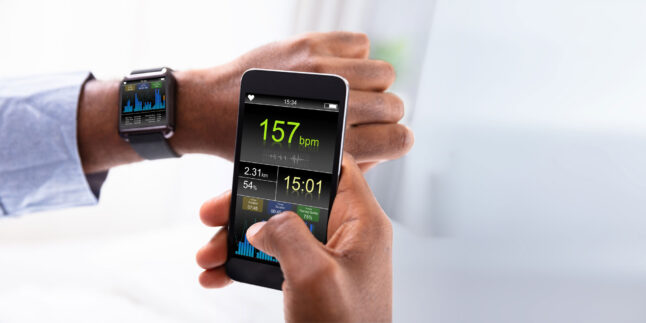 Smartwatch und Handy