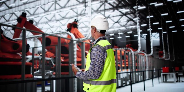 Arbeiter aus dem Bereich Automotive