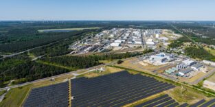 Der BASF-Industriepark Lausitz in Schwarzheide