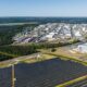 Der BASF-Industriepark Lausitz in Schwarzheide
