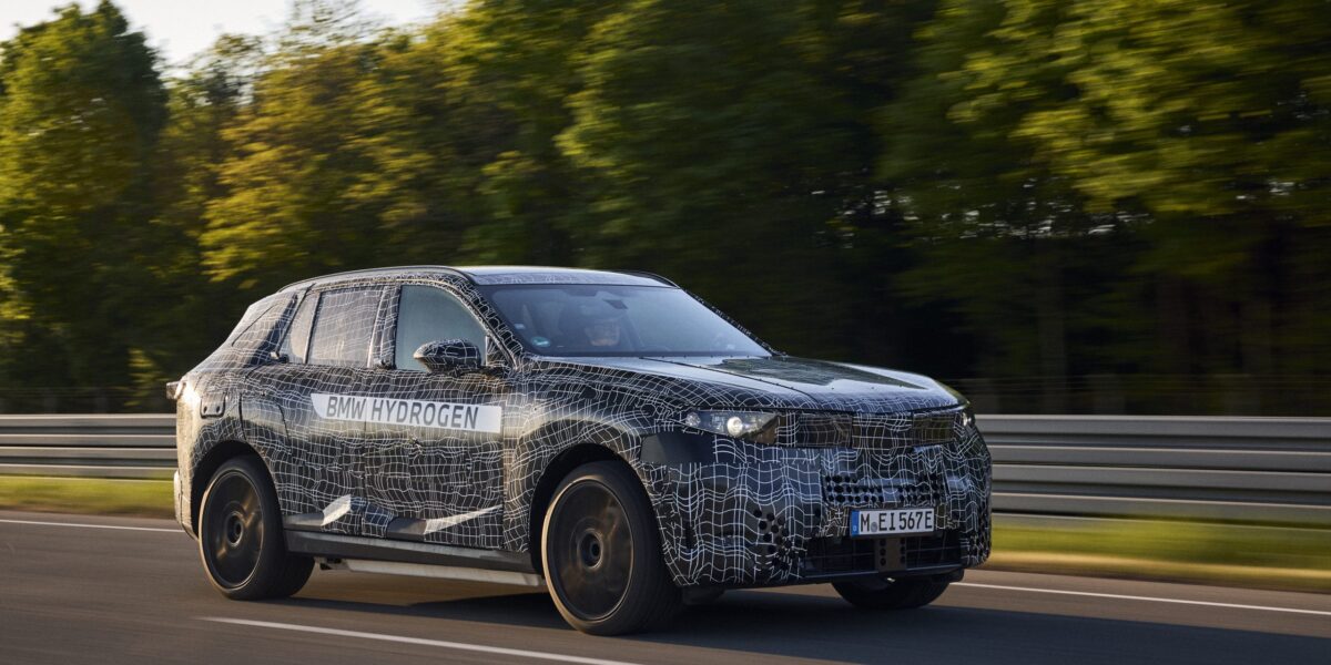 Testfahrt eines iX5 Hydrogen