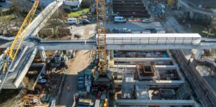 U5 Baustelle Hamburg unterirdischer Tunnelbau