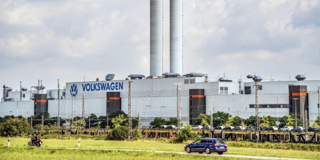 Volkswagenwerk Zwickau im Stadtteil Mosel