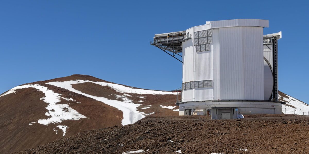 James Clerk Maxwell Telescope (JCMT) auf dem Maunakea in Hawaii