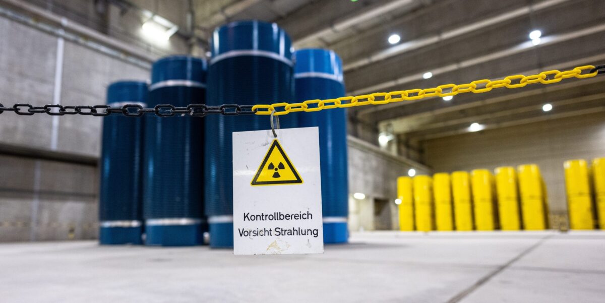 Atommüllfässer im Zwischenlager