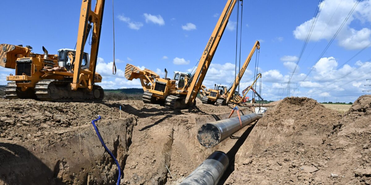 Verlegung einer Großpipeline