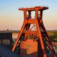 Essen, Ruhrgebiet, Nordrhein-Westfalen, Deutschland - Zeche Zollverein, UNESCO Welterbe Zollverein, Foerderturm