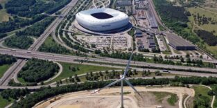 Autobahnen rund um die Allianz-Arena