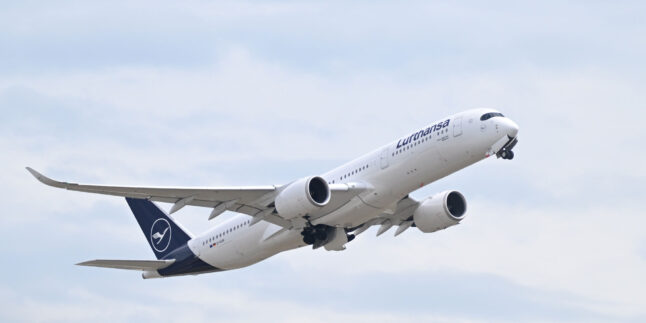 Airbus 350 in der Luft