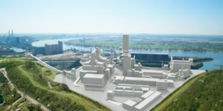 Visualisierung der Direktreduktinsanlage in Duisburg