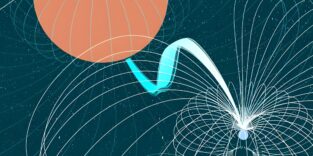 Künstlerische Darstellung des Weißen-Zwerg-Doppelsternsystems ASKAP J1745-5051