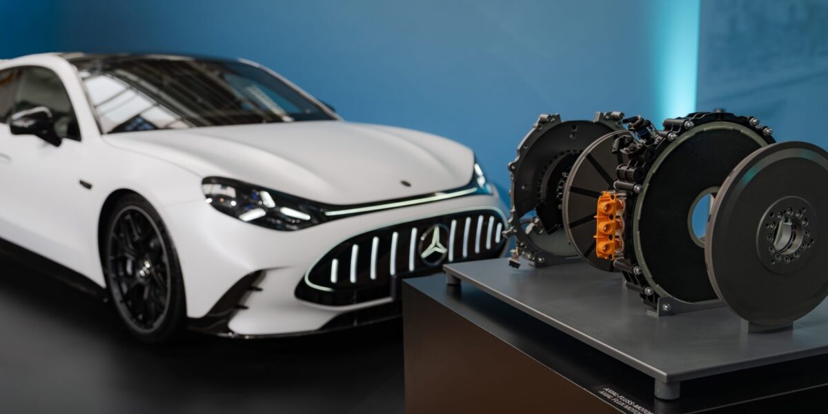 Mercedes Benz AMG mit Axialflussmotor